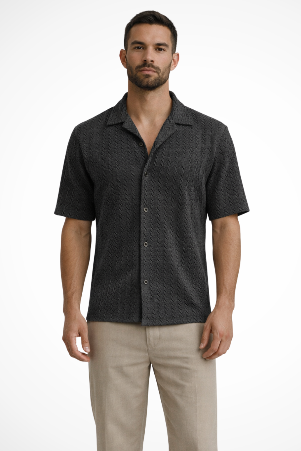 Raffaele Moreau | Knitted Resort Shirt For Men