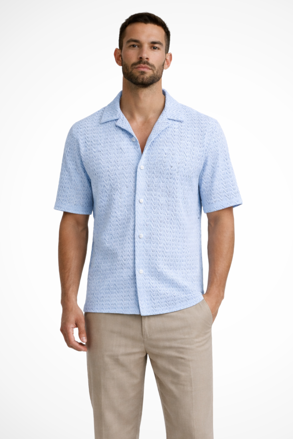 Raffaele Moreau | Knitted Resort Shirt For Men