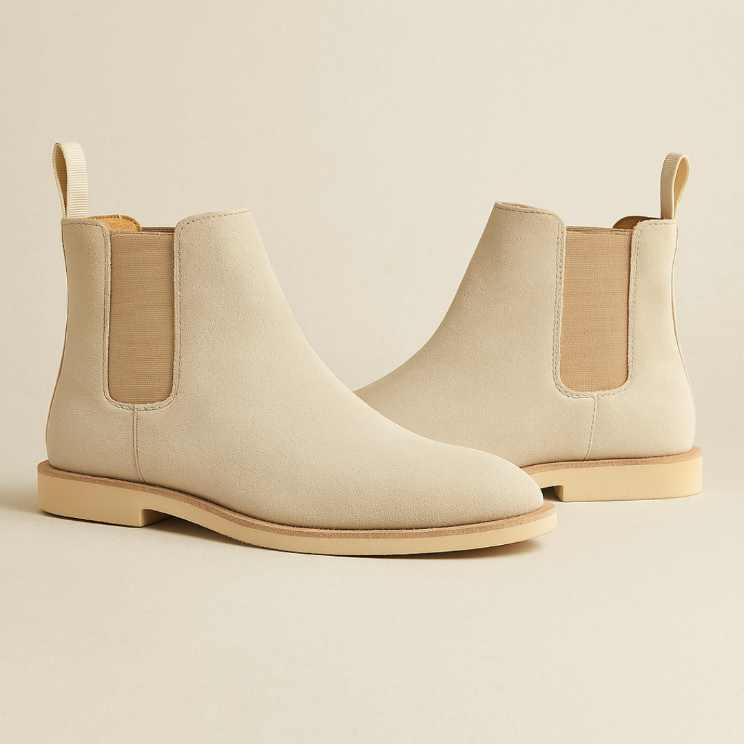 Oliver Kensington | Minimalist Suede Chelsea Boots