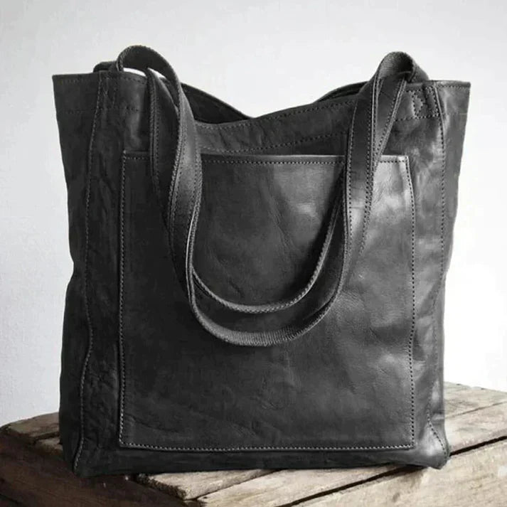 Genevieve Moretti | Vintage Leather Tote Bag For Women