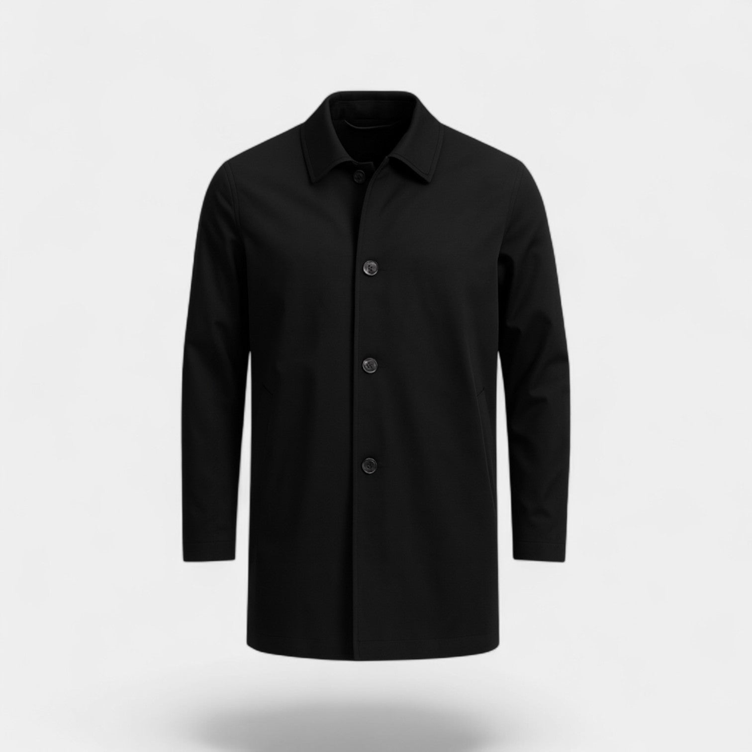 Ethan Mercer | Modern Tailored Button Coat