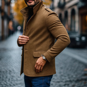 Alexander Beaumont | Tailored Wool Blend Coat