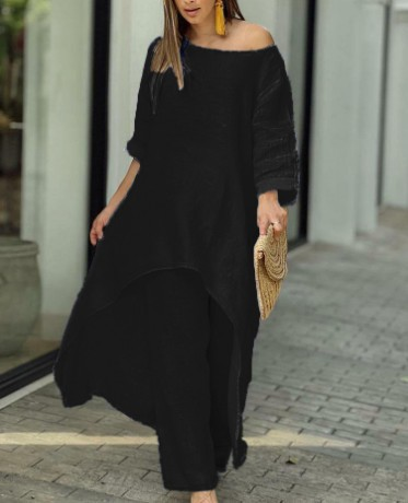 Rosalie Monroe | Elegant Flowing Trouser Set For Women