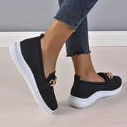 Madeleine Sinclair | Knit Chain Loafers For Women