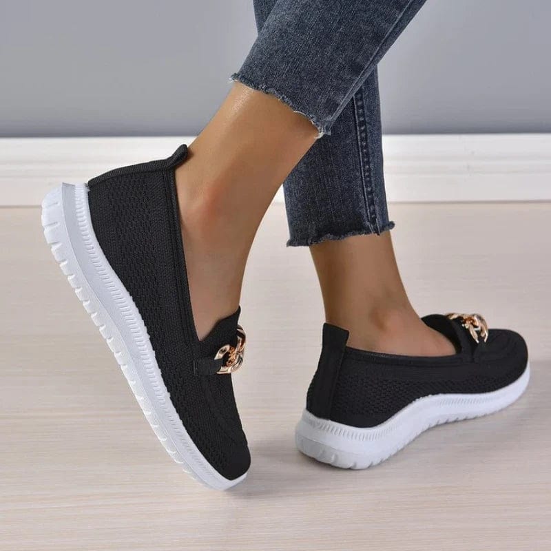 Madeleine Sinclair | Knit Chain Loafers For Women