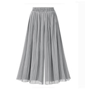 Aurelia Voss | Pleated Chiffon Wide-Leg Trousers