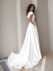 Isabella Laurent | Elegant White Maxi Dress For Women