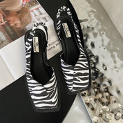 Sienna Hartwell | Square Toe Slingback Flats For Women