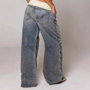 Aria Lane | Vintage Wide-Leg Denim Jeans