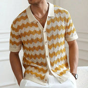 Sebastian Moreau | Knitted Summer Polo Shirt For Men