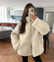 Elena Voss | Nordic Sherpa Jacket Luxe