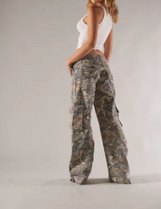 Harper Monroe | Camouflage Cargo Trousers For Women