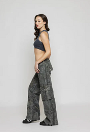 Harper Monroe | Camouflage Cargo Trousers For Women