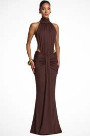 Seraphina Bellucci | Luxe Halter Maxi Dress For Women