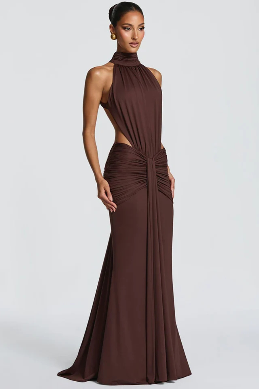 Seraphina Bellucci | Luxe Halter Maxi Dress For Women