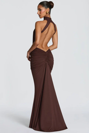 Seraphina Bellucci | Luxe Halter Maxi Dress For Women