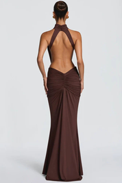 Seraphina Bellucci | Luxe Halter Maxi Dress For Women
