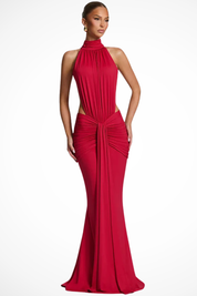 Seraphina Bellucci | Luxe Halter Maxi Dress For Women