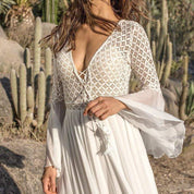 Arabella Voclaire | Bohemian Lace Maxi Wedding Dress