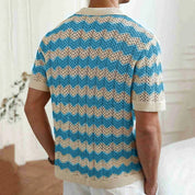 Sebastian Moreau | Knitted Summer Polo Shirt For Men