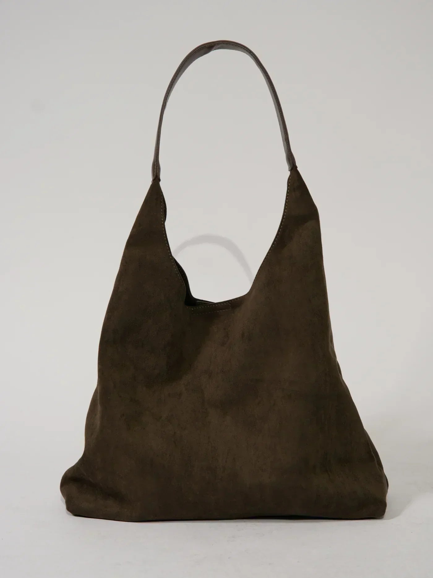 Sienna Bellucci | Brown Suede Hobo Shoulder Bag for Women