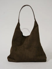 Sienna Bellucci | Brown Suede Hobo Shoulder Bag for Women