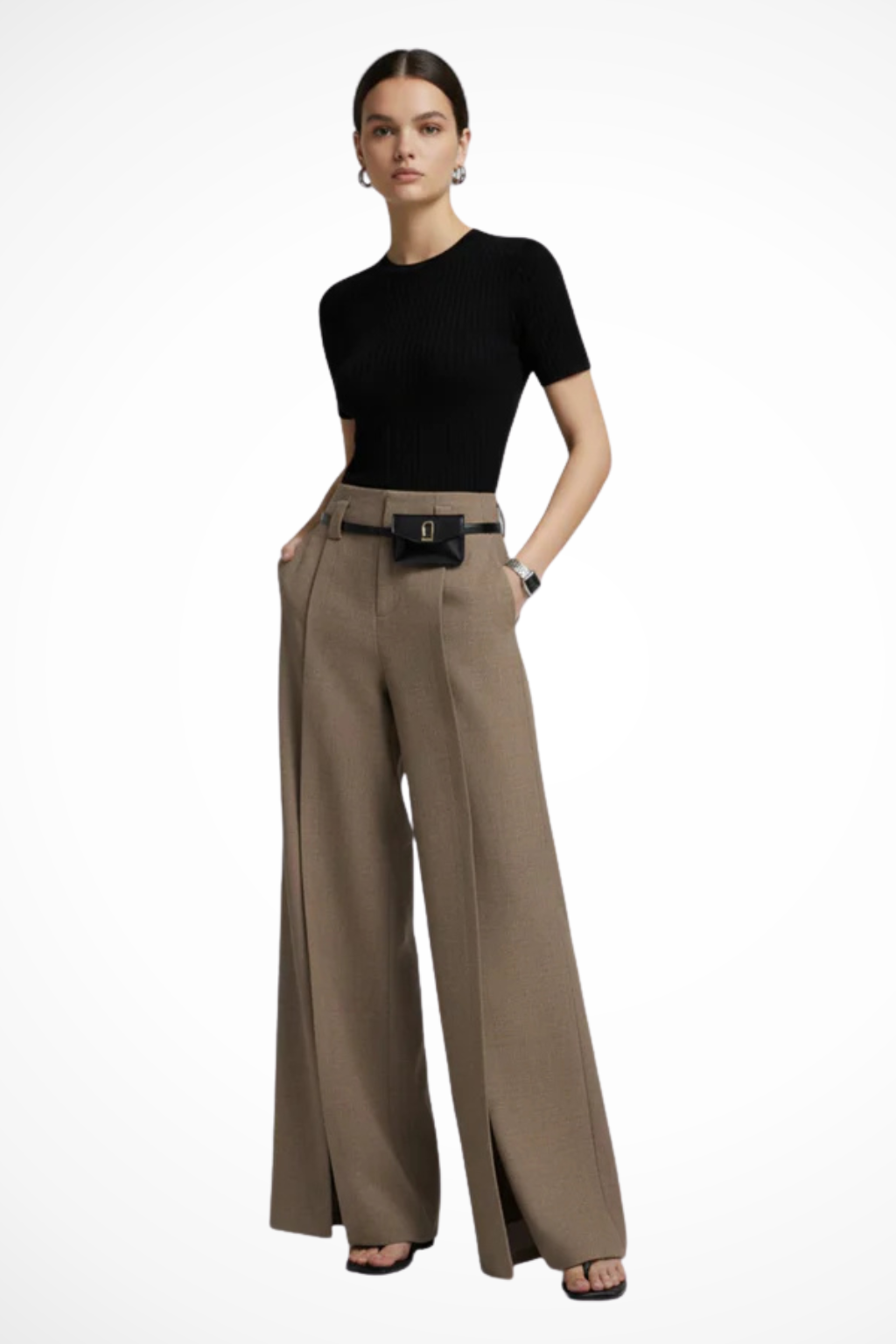 Sophie Laurent | Elegant Wide Leg Trousers For Women