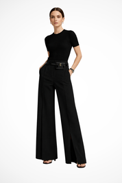 Sophie Laurent | Elegant Wide Leg Trousers For Women
