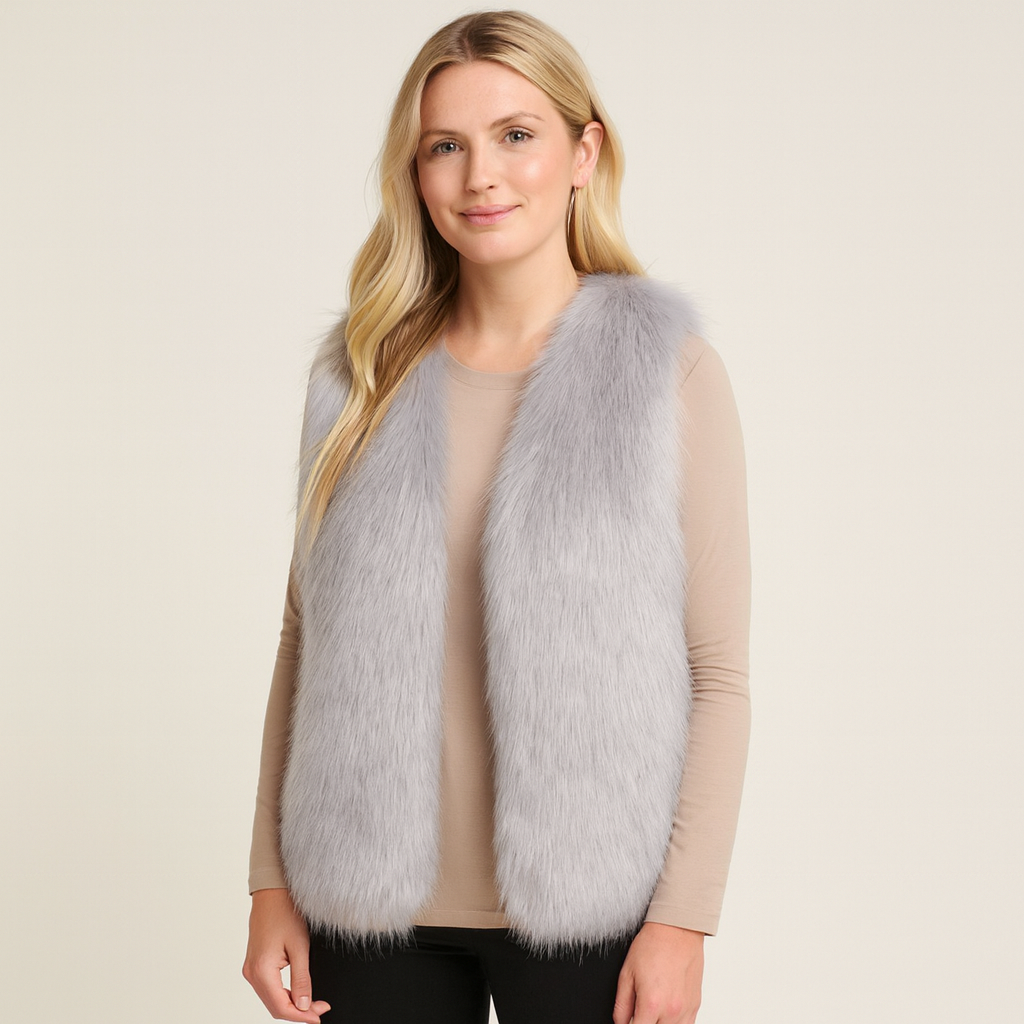 Sophie Laurent | Luxury Faux Fur Vest For Women