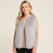 Sophie Laurent | Luxury Faux Fur Vest For Women