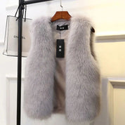 Sophie Laurent | Luxury Faux Fur Vest For Women