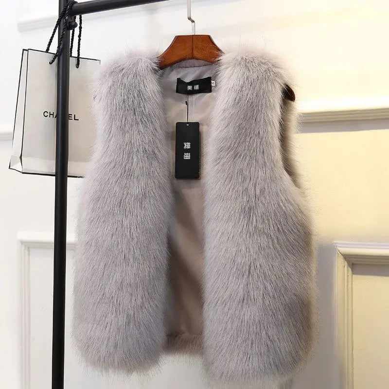 Sophie Laurent | Luxury Faux Fur Vest For Women