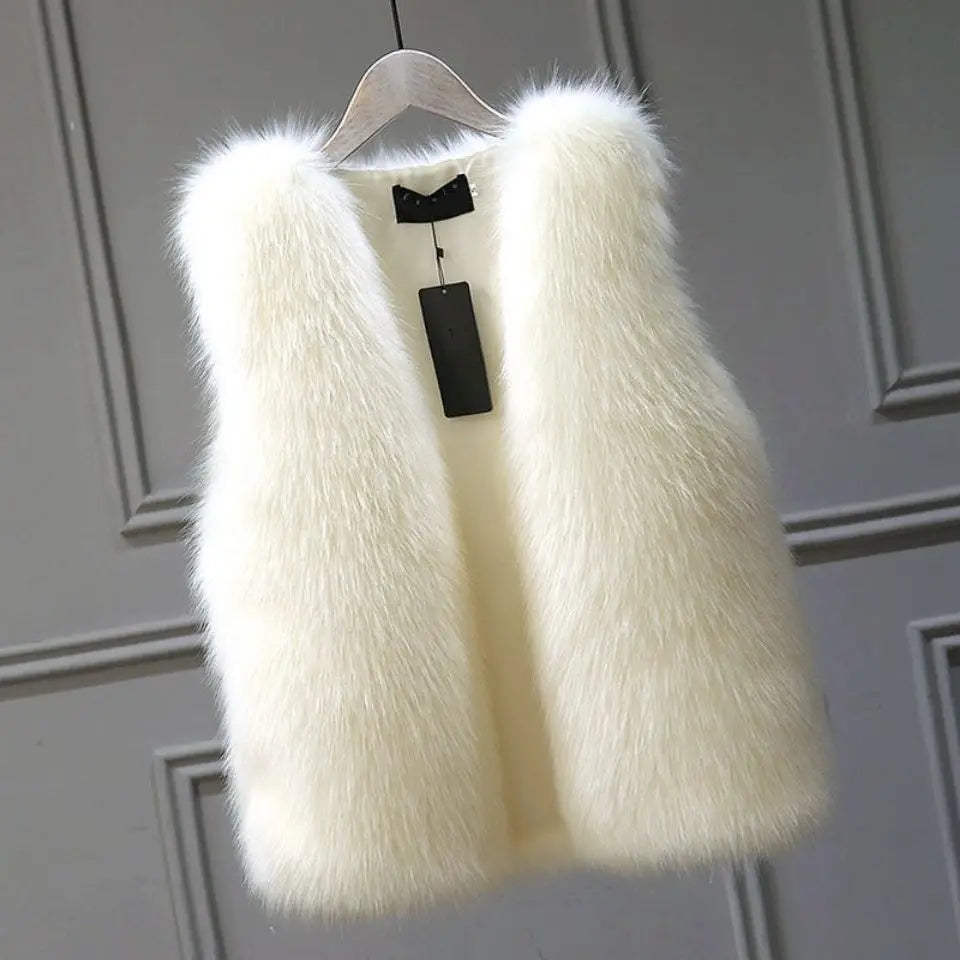 Sophie Laurent | Luxury Faux Fur Vest For Women