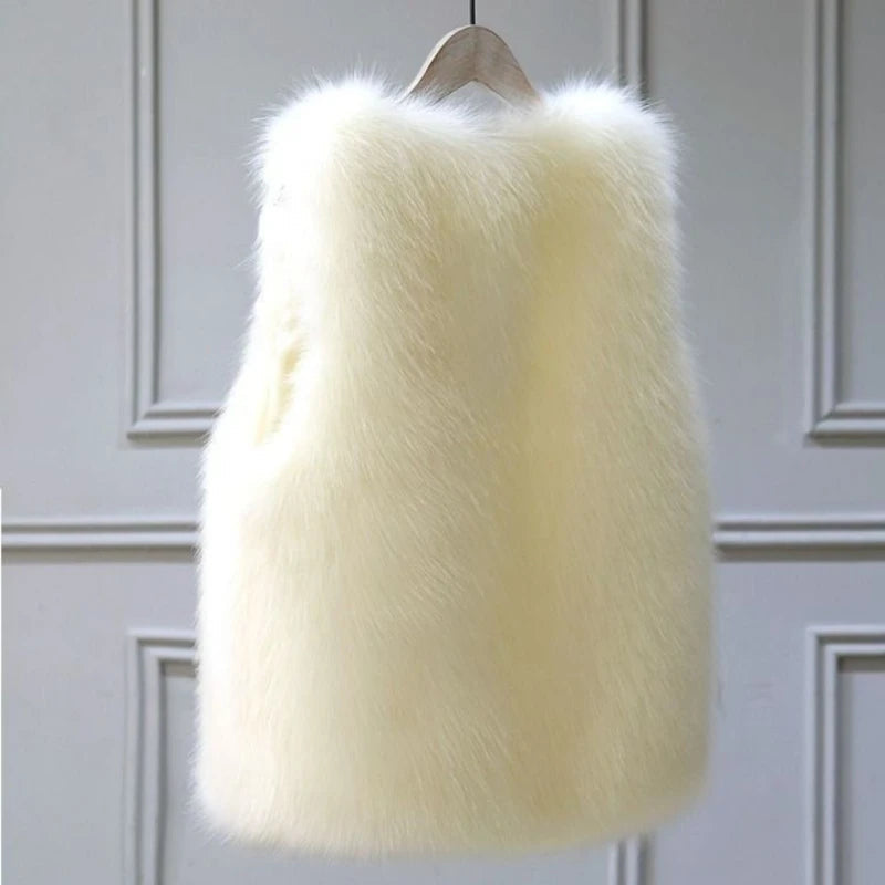 Sophie Laurent | Luxury Faux Fur Vest For Women