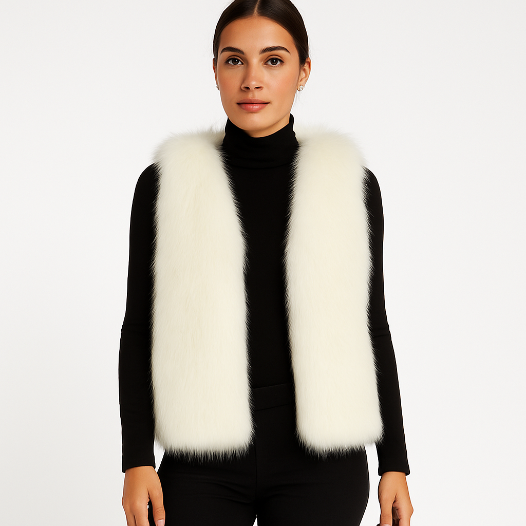Sophie Laurent | Luxury Faux Fur Vest For Women