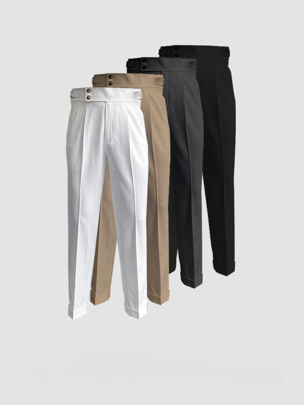 Luca Verano | Tailored Pleated Smart Trousers