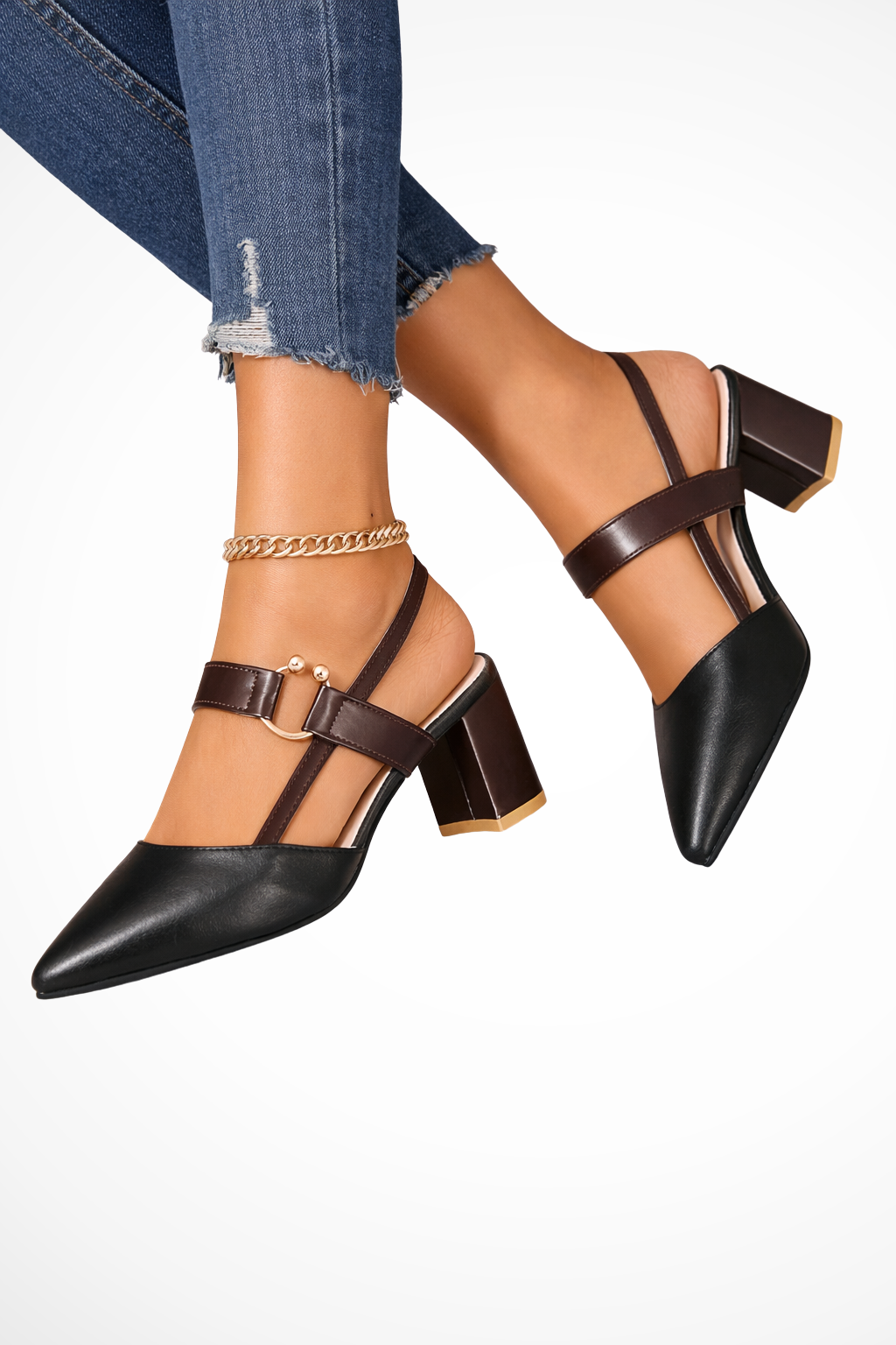 Valentina Moreau | Elegant Pointed Heel Sandals For Women