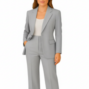 Valentina Moreau | Tailored Navy Pantsuit Set For Women