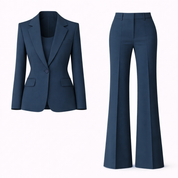 Valentina Moreau | Tailored Navy Pantsuit Set For Women