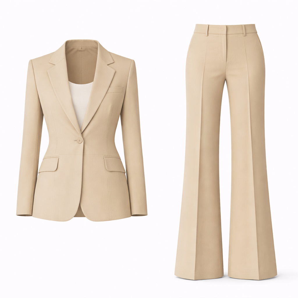 Valentina Moreau | Tailored Navy Pantsuit Set For Women