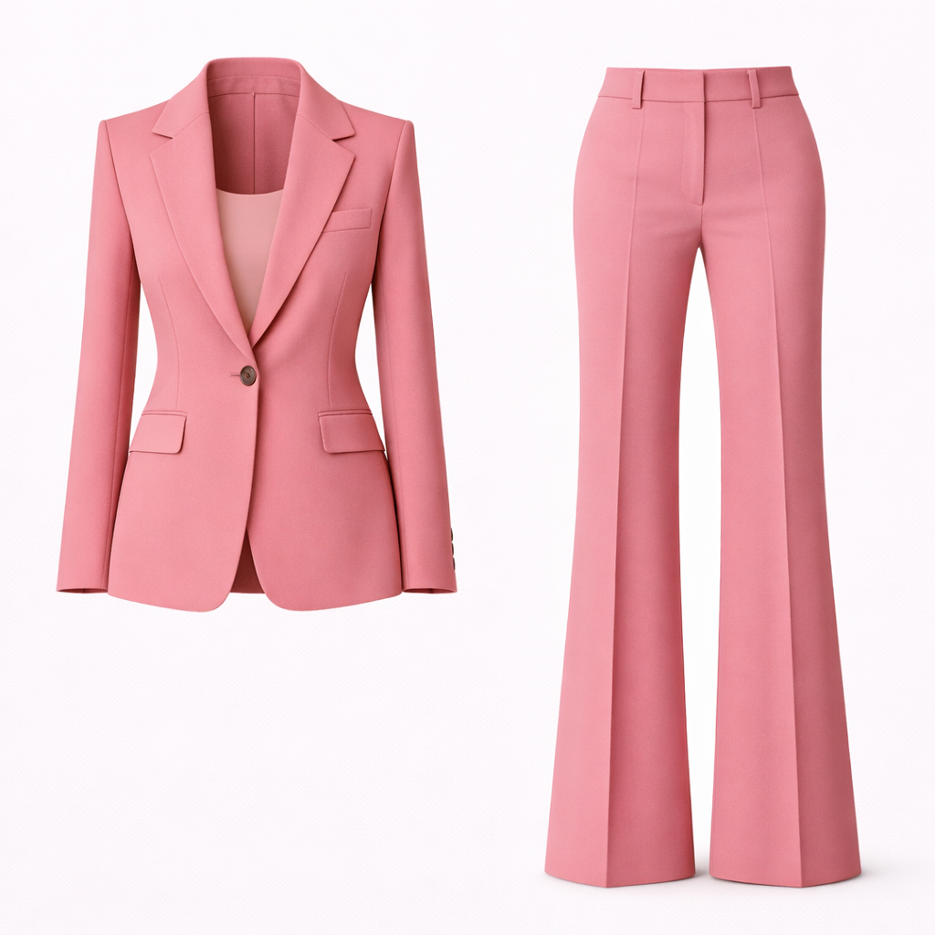Valentina Moreau | Tailored Navy Pantsuit Set For Women