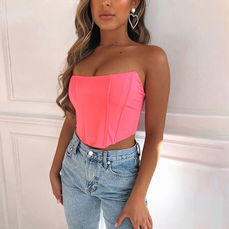 Valentina Rossi | Strapless Corset Bodysuit For Women