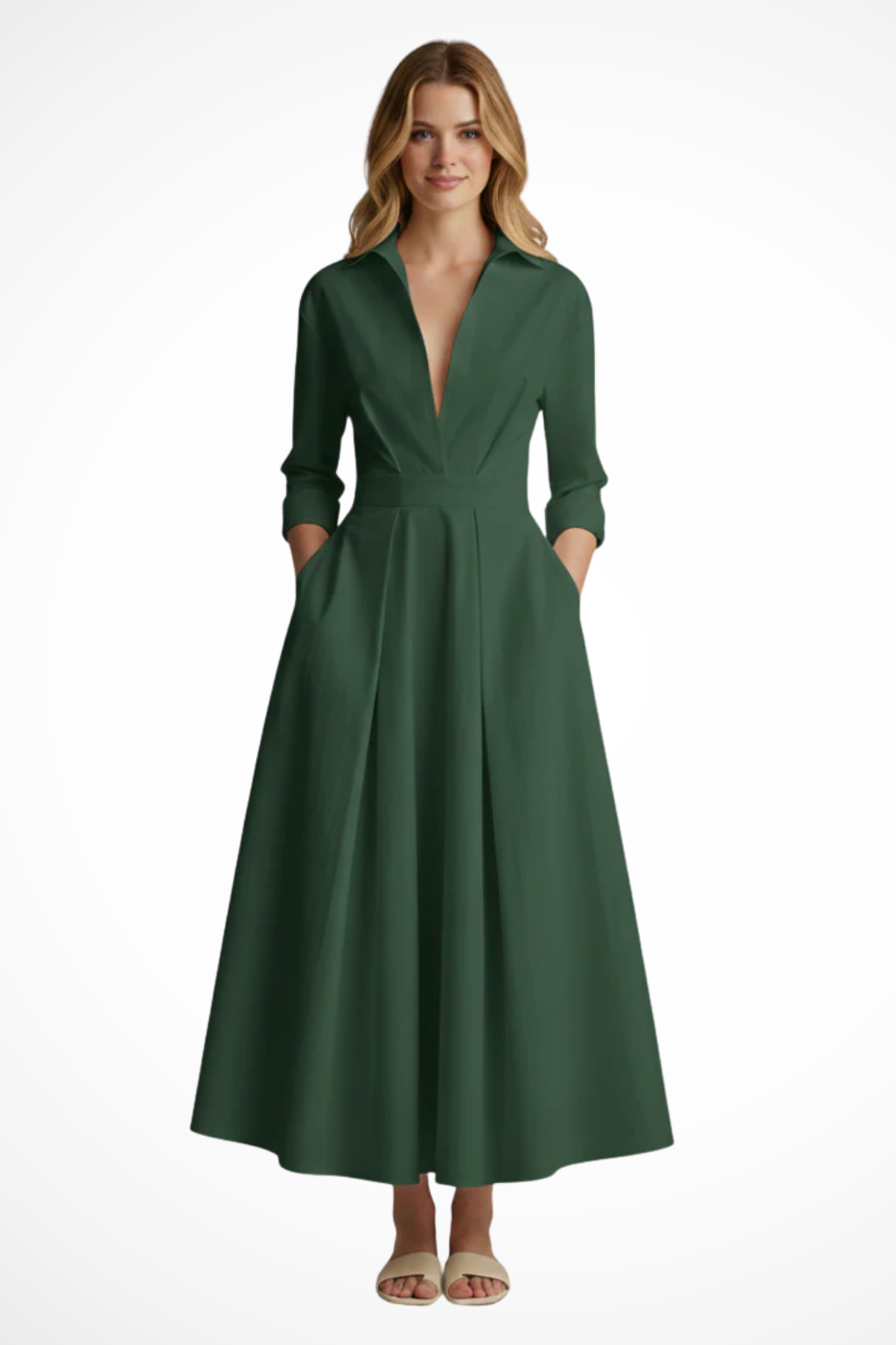 Vivienne Laurent | Elegant White Maxi Dress For Women