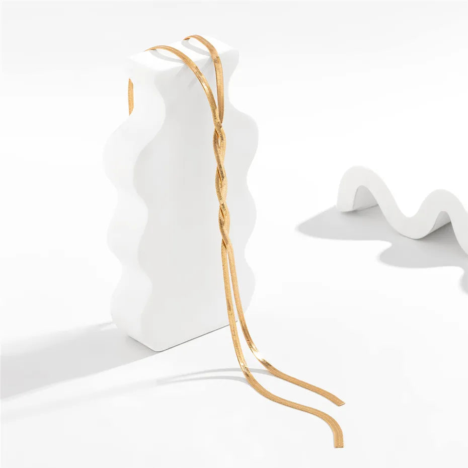 Vivienne Laurent | Gold Tassel Necklace For Women