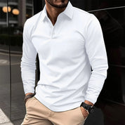 Lucas Bennett | Classic Long Sleeve Polo Shirt
