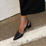 Stephanie Meeks | Croc Slingback Pumps For Women