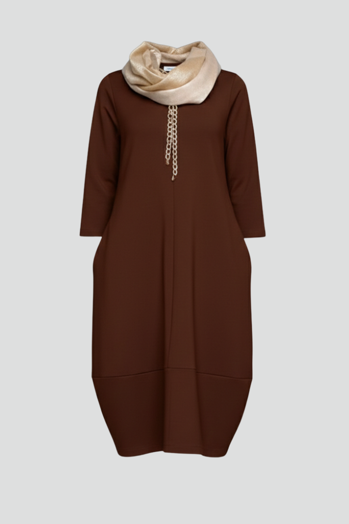 Charlotte Sinclair | Casual Pocket Midi Dress For Women