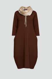Charlotte Sinclair | Casual Pocket Midi Dress For Women