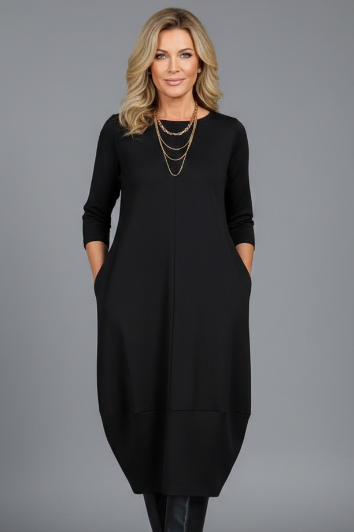 Charlotte Sinclair | Casual Pocket Midi Dress For Women