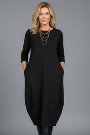 Charlotte Sinclair | Casual Pocket Midi Dress For Women